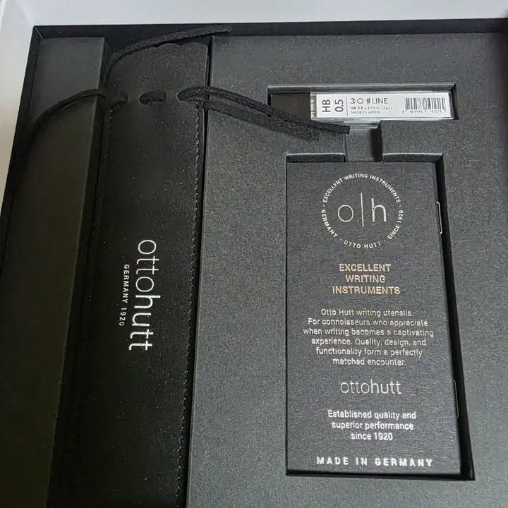 [BUNJANG] Ottohutt Germany Sterling Silver 925 Executive Edition Fountain Pen and Mechanical Pencil Set / ottohutt GERMANY  순은 925 기로세 0.5 샤프 세트 일체
