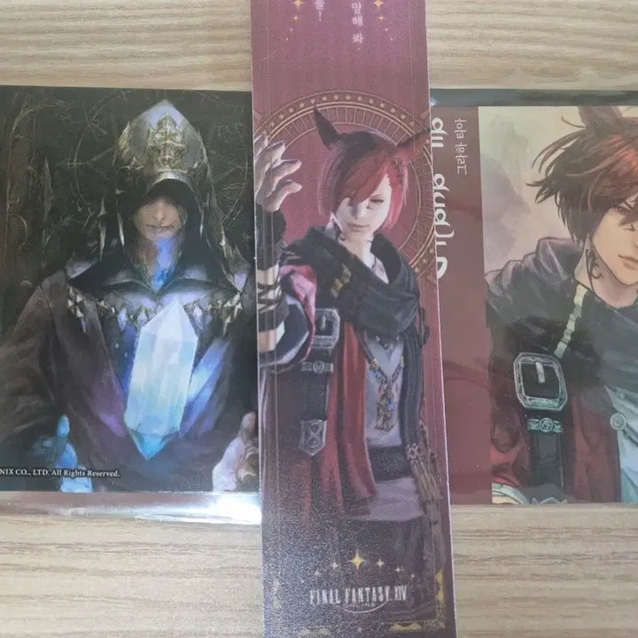 [BUNJANG] Final Fantasy XIV Graha Tia Coaster &amp; Bookmark Set / 그라하티아 코스터+책갈피 파이널 판타지 14 파판14