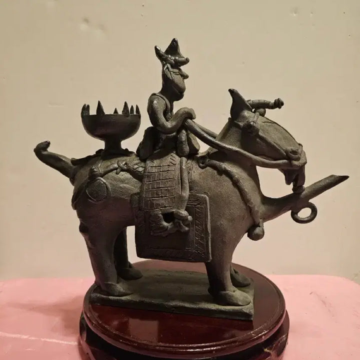 [BUNJANG] Replica of Horse-Riding Figure Pottery (National Treasure No. 91) / 기마 인물형 토기.