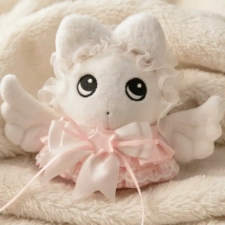 [BUNJANG] Angel 10cm Doll Clothes Set - Star Cat, Rabbit Ear / 새상품 엔젤 10cm인형 옷 세트, 천사 엔젤 별 고양이 토끼 귀 인형 옷