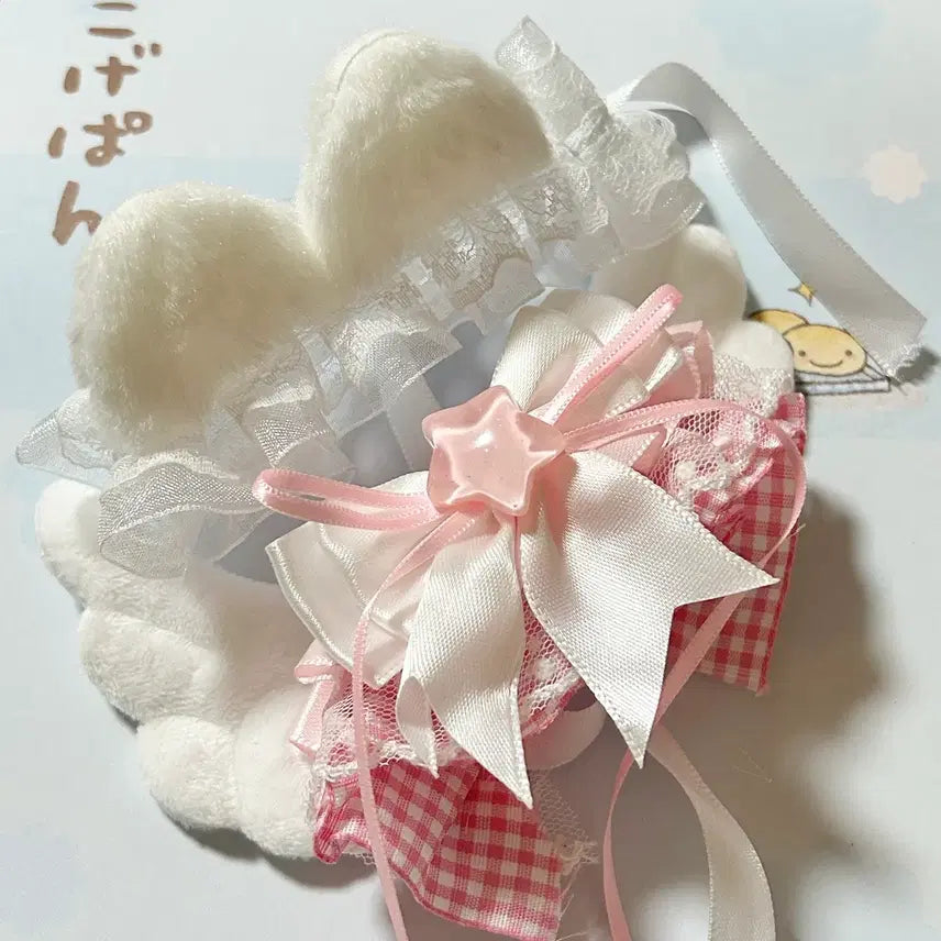 [BUNJANG] Angel 10cm Doll Clothes Set - Star Cat, Rabbit Ear / 엔젤 10cm인형 옷 세트, 천사 엔젤 별 고양이 토 끼 귀 인형 옷