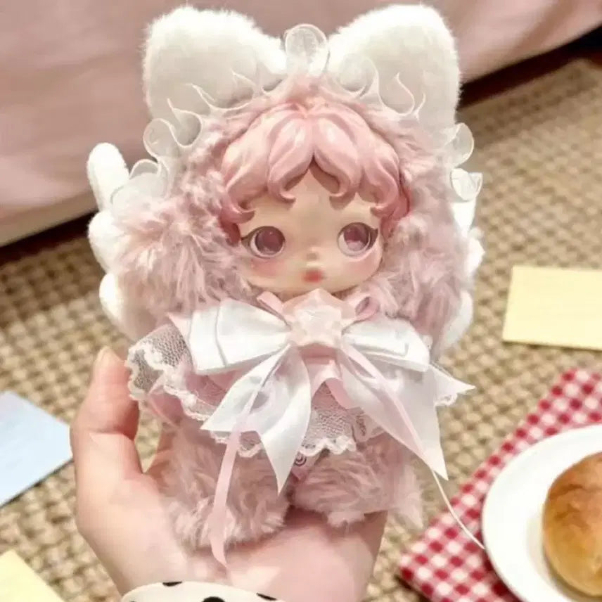 [BUNJANG] Angel 10cm Doll Clothes Set - Star Cat, Rabbit Ear / 새상품 엔젤 10cm인형 옷 세트, 천사 엔젤 별 고양이 토끼 귀 인형 옷