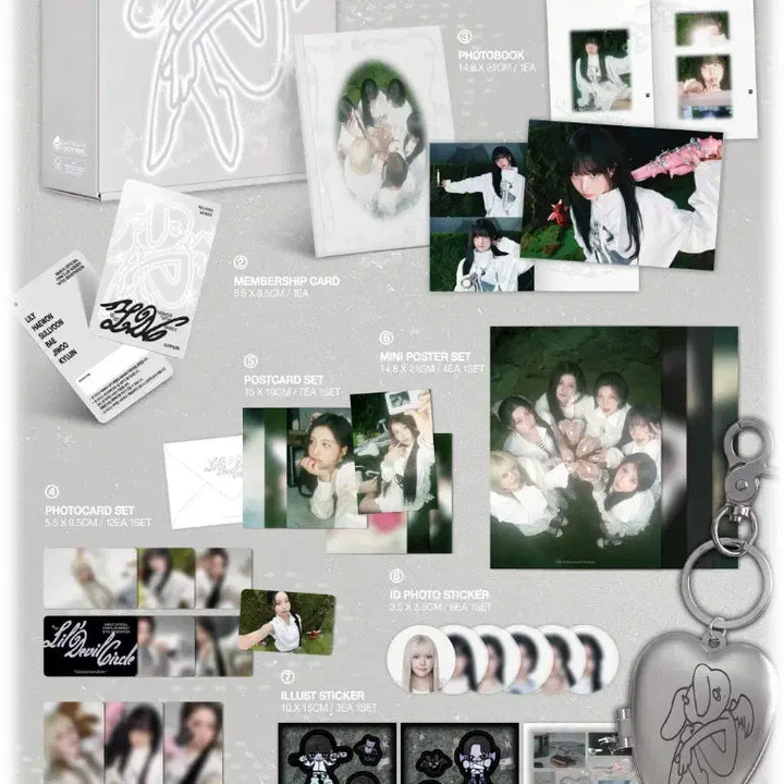 [BUNJANG] NMIXX NSWER 4th Generation Fanclub Membership Kit Sealed Lily Devil Circle / 엔믹스 엔써 4기 키트 팬클럽 멤버쉽 미개봉 양도 판매 릴데빌서클