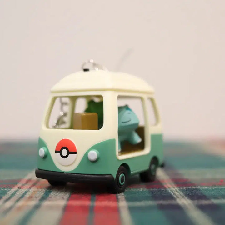[BUNJANG] Lotteeria Pokemon Camping Car Bulbasaur Keyring / 롯데리아 포켓몬스터 캠핑카 이상해씨 키링