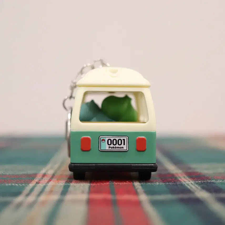 [BUNJANG] Lotteeria Pokemon Camping Car Bulbasaur Keyring / 롯데리아 포켓몬스터 캠핑카 이상해씨 키링