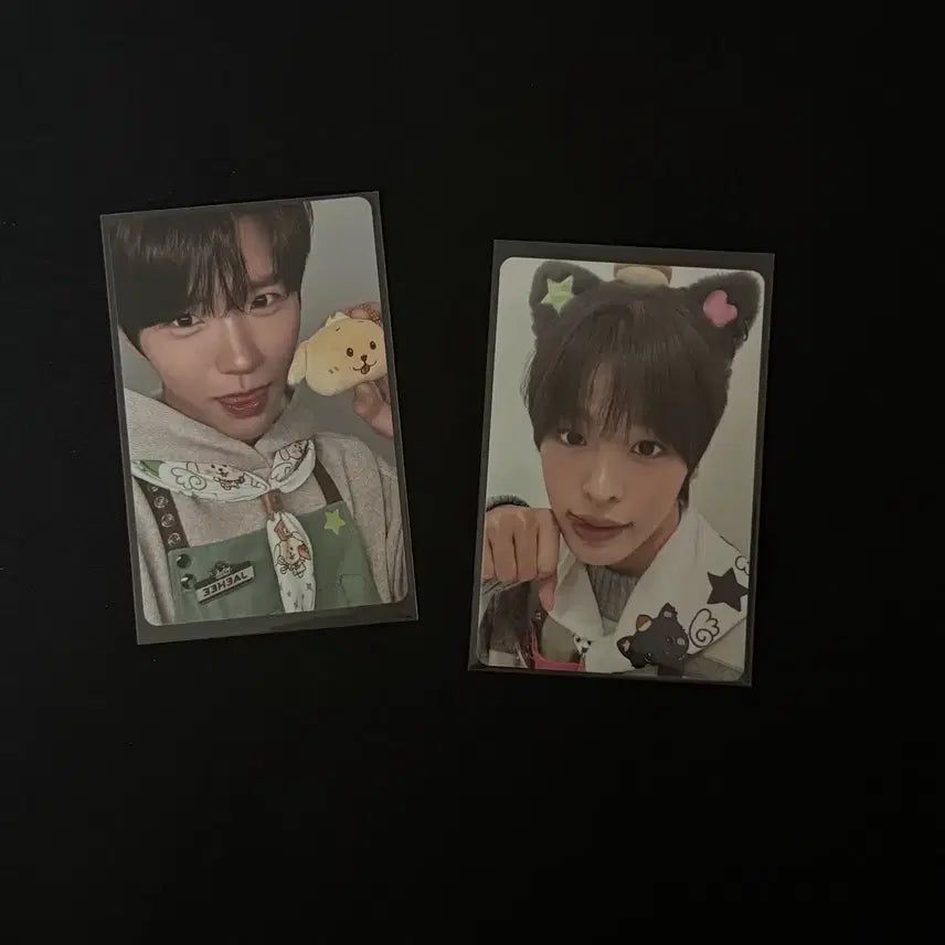 [BUNJANG] NCT WISH Bakery Pop-up Photocard Bundle Set - Jaehee, Riku / 엔시티위시 베이커리팝업 포카 재희 리쿠 일괄