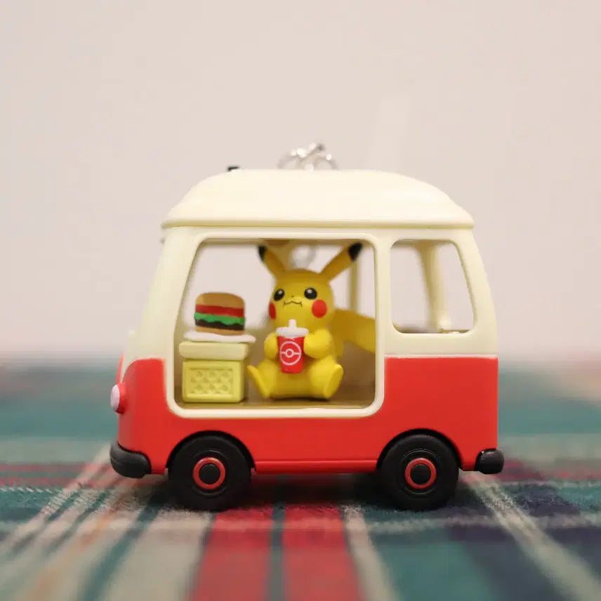 [BUNJANG] Lotte x Pokemon Pikachu Camping Car Keyring / 롯데리아 포켓몬스터 캠핑카 피카츄 키링