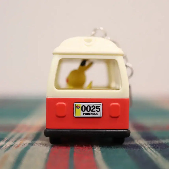 [BUNJANG] Lotte x Pokemon Pikachu Camping Car Keyring / 롯데리아 포켓몬스터 캠핑카 피카츄 키링