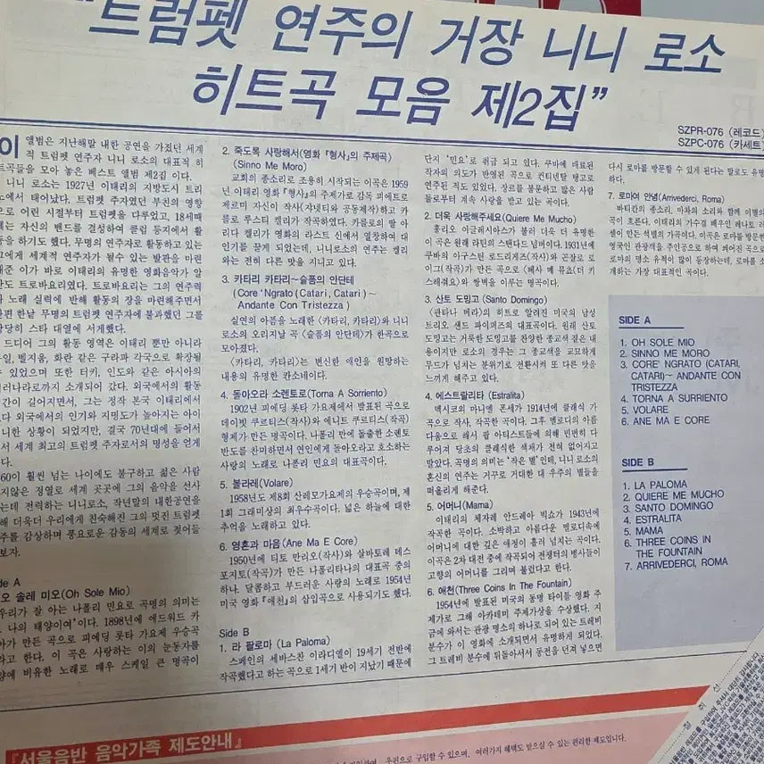 [BUNJANG] NININOROSO Unused LP Best / 니니로소 미사용 LP 베스트