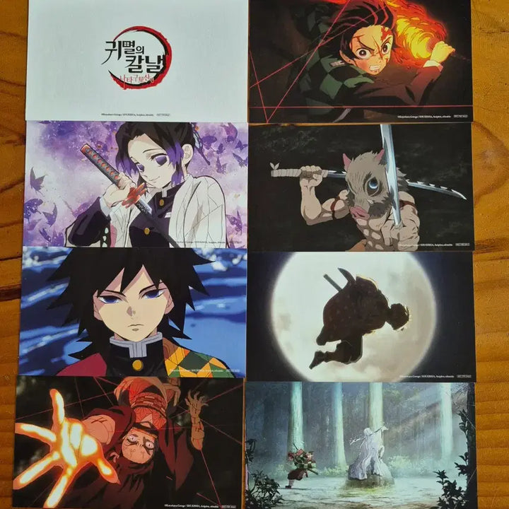 [BUNJANG] Demon Slayer: Kimetsu no Yaiba Natagumo Mountain Arc Postcard Set / 귀멸의 칼날(나타구모산편) 엽서세트