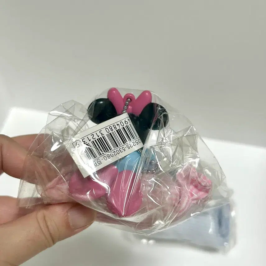 [BUNJANG] Disney Mickey &amp; Minnie Mouse "Doldoli" Keychain Set (Sealed) / 디즈니 미키미니 쿠션 덜덜이 키링 (세트)