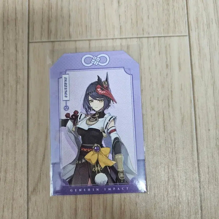 [BUNJANG] Genshin Impact PC Lounge Kujou Sara Omamori Charm / 원신 pc라운지 쿠죠사라 오마모리 굿즈