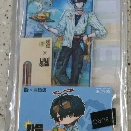 [BUNJANG] Frank Burger Arknights Endfield Camus Acrylic Standee + Unused Photocard / 프랭크버거 명일방주 엔드필드 카뮤 아크릴
