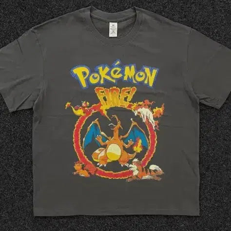 [BUNJANG] Pokemon Charizard T-Shirt / 리자몽 포켛몬 티셔츠
