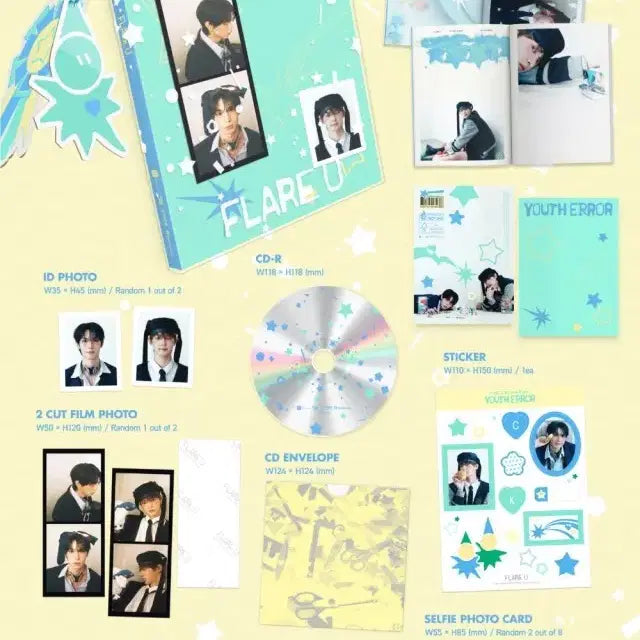 [BUNJANG] Flare Up Diary Version Sealed Album Choi Rip-woo Kang Woo-jin / 플레어유 다이어리 버전 미개봉 앨범 최립우 강우진