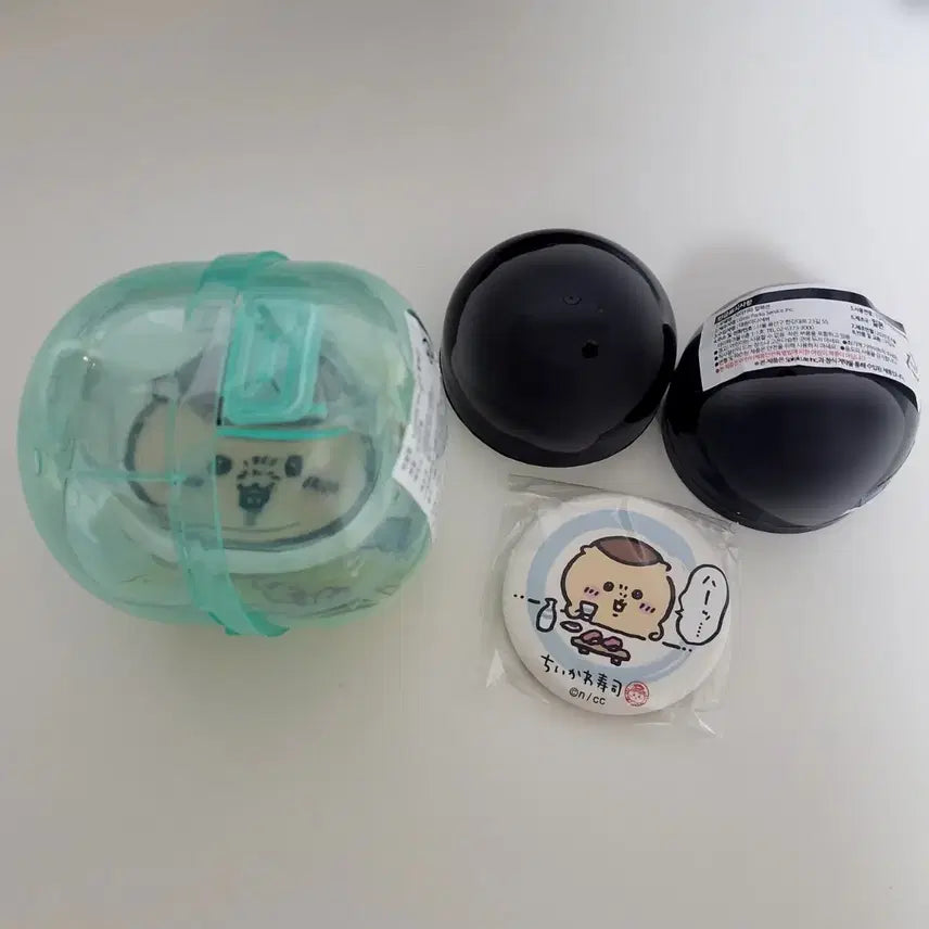 [BUNJANG] Chiikawa Kurimanju Gacha Mini Dish &amp; Sushi Pop-up Can Badge (Official Goods, Sealed) / 치이카와 쿠리만쥬 가챠 미니그릇, 스시팝업 캔뱃지 공식굿즈 미개봉 새상품