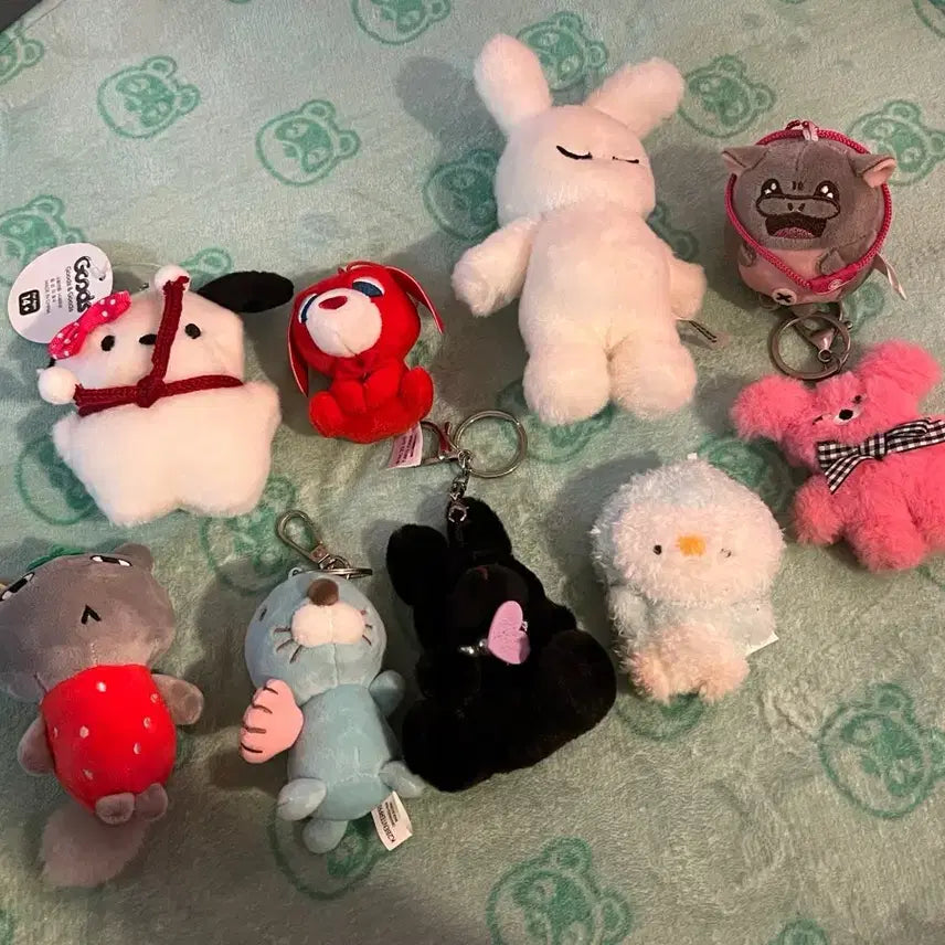 [BUNJANG] Doll Charm Bundle Set (15 pcs) / 인형 키링 15개 일괄