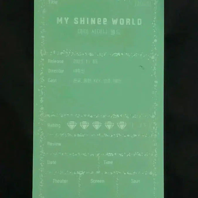 [BUNJANG] SHINee Original Ticket Ticket / 샤이니 오리지널티켓 오티 양도