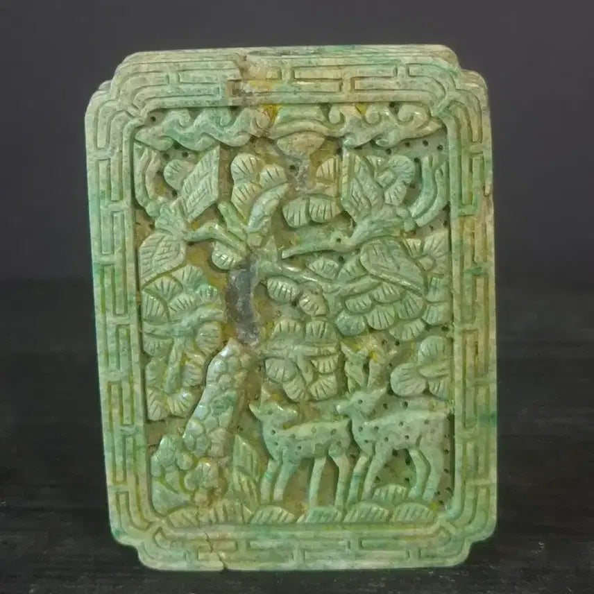 [BUNJANG] Carved Jade Norigae / 옥 조각작품