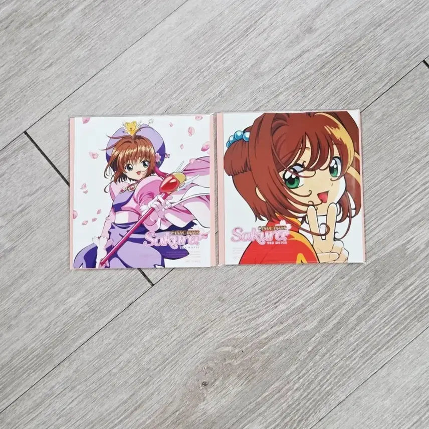 [BUNJANG] Cardcaptor Sakura Movie Mini Shikishi Set / 2종일괄) 극장판 카드캡터체리 미니색지