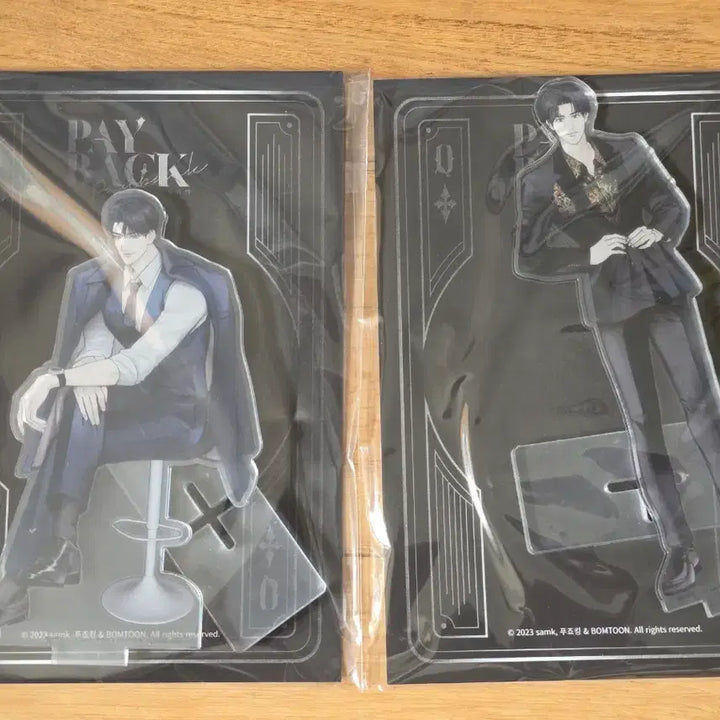[BUNJANG] Baekhyun Black Cat Version Acrylic Stand (Sealed) / 페이백 오직 봄툰 플러스 아크릴 스탠드 아스 미개봉