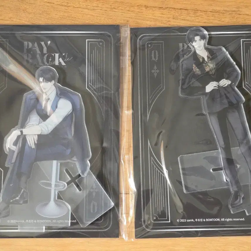 [BUNJANG] Baekhyun Black Cat Version Acrylic Stand (Sealed) / 페이백 오직 봄툰 플러스 아크릴 스탠드 아스 미개봉