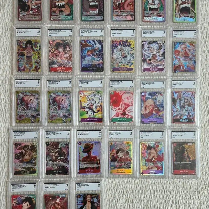 [BUNJANG] One Piece Card Luffy Nika Promo Graded Card / 원피스 카드 루피 니카 프로모카드 등급카드