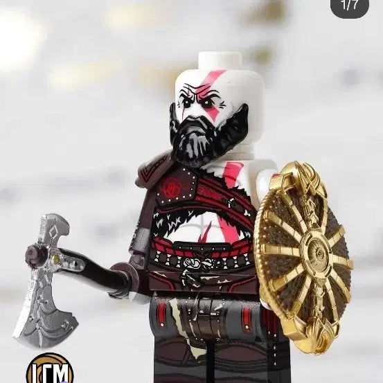 [BUNJANG] LCM Lego Custom Figure God of War Kratos / LCM 레고 커스텀 피규어 갓오브워 크레토스 판매합니다