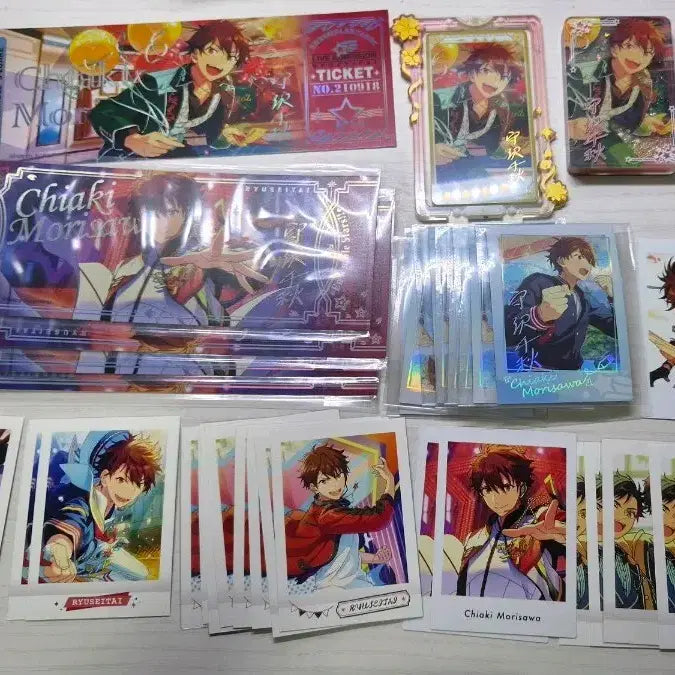 [BUNJANG] Ensemble Stars Chiaki Morisawa Goods Bundle Set (Includes Pashacolle, Yuusaccolotta, Live Ticket) / 앙스타 모리사와 치아키 굿즈 세트 파샤코레 유사코롯타 라이브티켓