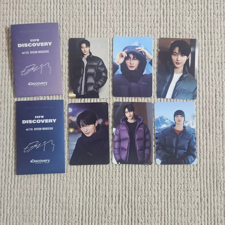 [BUNJANG] Byun Woo Seok Discovery Season 25FW Signed Photocard Set (Sealed) / 변우석 (미개봉)디스커버리포토카드