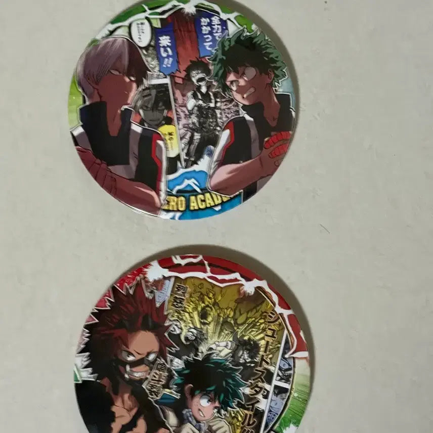 [BUNJANG] My Hero Academia Big Can Badge Set / 나히아 빅 캔뱃지 2종 일괄