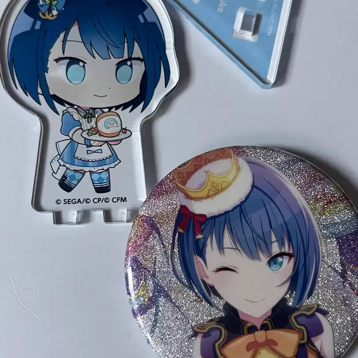 [BUNJANG] Project SEKAI Kiritani Haruka Maid Ver. Can Badge &amp; Acrylic Stand / 프로젝트세카이 프세카 키리타니 하루카 메이드 캔뱃지 아크릴 스탠드