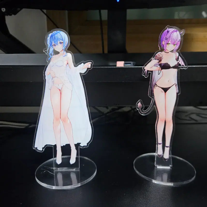 [BUNJANG] Hololive Tokoyami Towa &amp; Hoshimachi Suisei Bundle Set Acrylic Stand / (일괄) 홀로라이브 토코야미 토와, 호시마치 스이세이 아크릴 스탠드