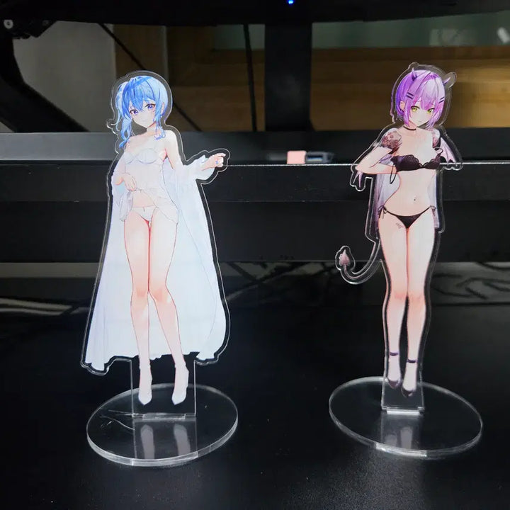 [BUNJANG] Hololive Tokoyami Towa &amp; Hoshimachi Suisei Bundle Set Acrylic Stand / (일괄) 홀로라이브 토코야미 토와, 호시마치 스이세이 아크릴 스탠드