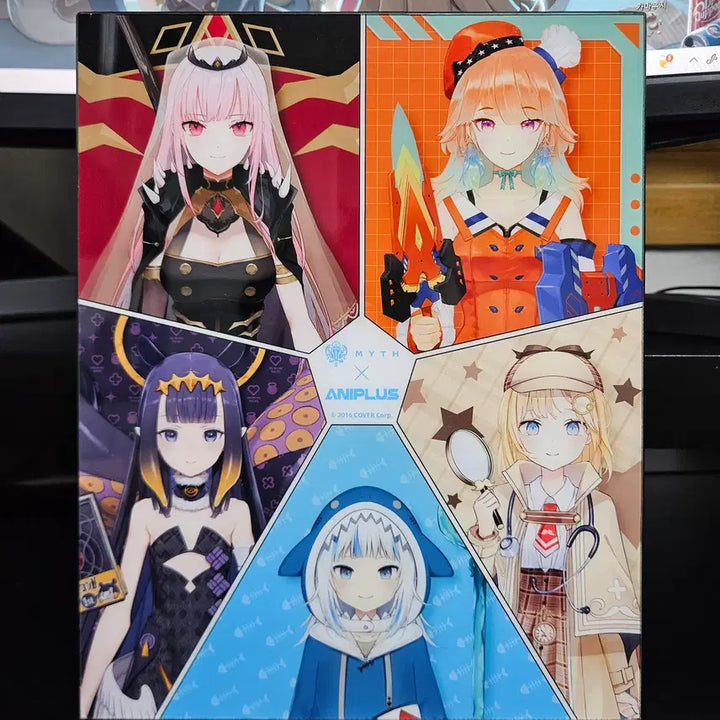 [BUNJANG] Hololive EN Animate Cafe Collaboration Acrylic Frame / 홀로라이브 en 애니플러스 콜라보 아크릴 액자
