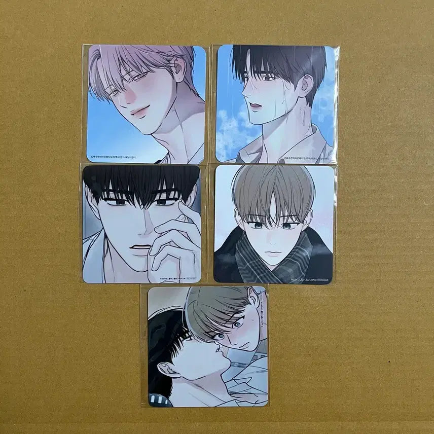 [BUNJANG] B-ON MOPUN Haezio December Coaster Set (5 pcs) / 비온 모펀 해지오 12월 코스터 5장