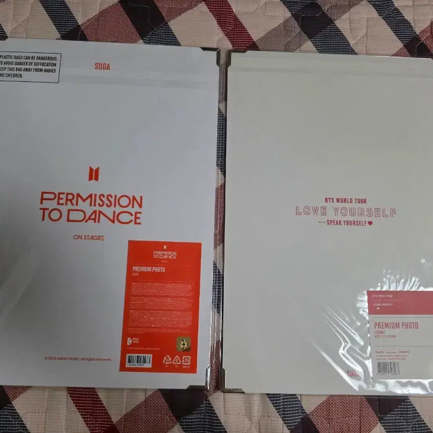 [BUNJANG] BTS Suga "We Are Bulletproof: the Eternal" &amp; "Permission to Dance" Premium Photo Bundle Set / 방탄소년단 슈가 민윤기 웸블리 &amp; 퍼투댄 프리미엄포토 프포 일개ㅏㄹ