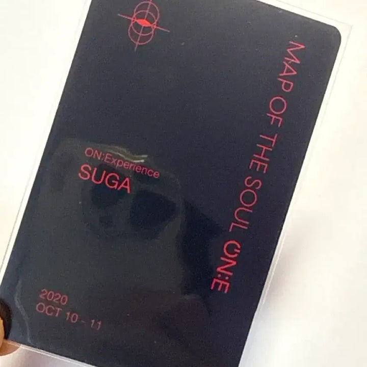 [BUNJANG] BTS Suga Autographed Photocard / [가격고정] 방탄소년단 민윤기 슈가 사인포카 양도