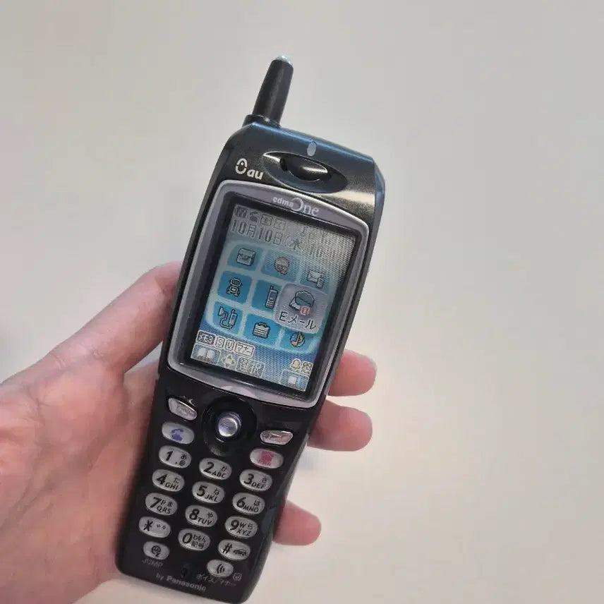 [BUNJANG] Y2K Japanese Flip Phone Mockup Model / 일본 고전 y2k au 바형 일본 핸드폰 모형폰 목업폰