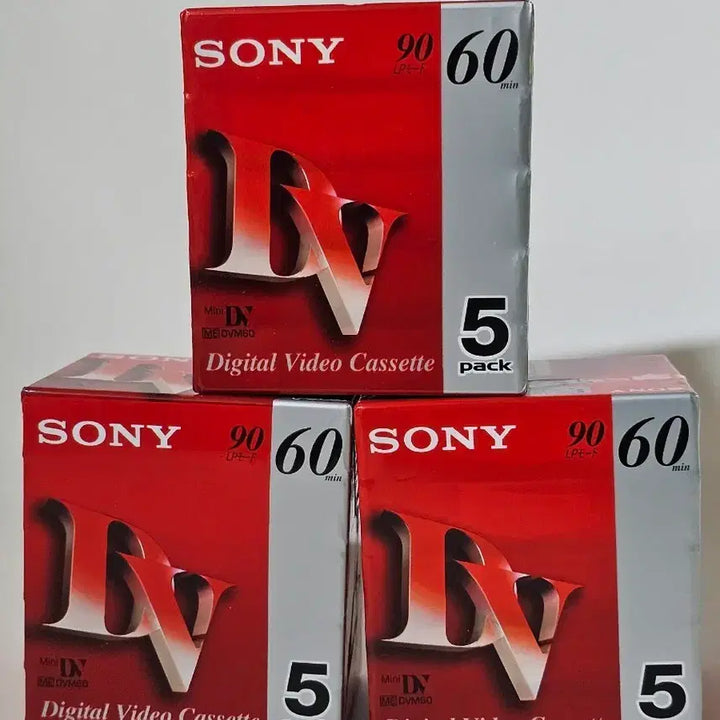 [BUNJANG] Sony DVCAM 60 Minute Cassette Tape (5-Pack) / 소니 SONY DVCAM 60분 5개입 팩