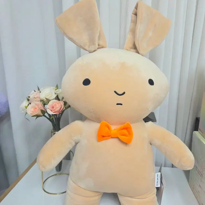 [BUNJANG] Large Glass Rabbit Plush 67cm / 유리 토끼 대형 인형 67cm 새상품