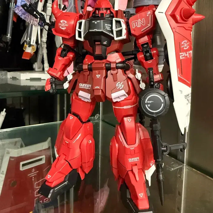 [BUNJANG] Bandai MG 1/100 Zaku Warrior Luna Maria Custom Model Kit / MG 자쿠 워리어 ( 루나마리아 커스텀 ) 팝니다