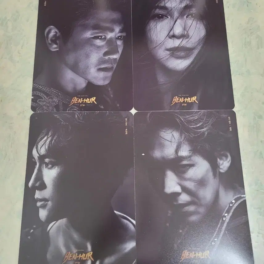 [BUNJANG] Musical Ben-Hur Double-Sided Acrylic Plate Set (Park Eun-tae, Min Woo-hyuk, Kai, Han Ji-sang, Moon Jong-won, Park Min-sung, Lina, Kim Ji-woo) / 뮤지컬 벤허 양면 아크릴플레이트  세트