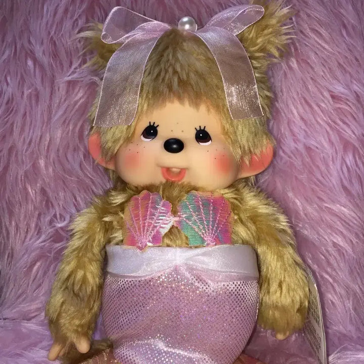 [BUNJANG] Monchhichi Mermaid M Size / (무료배송)인어공주 몬치치 M 사이즈