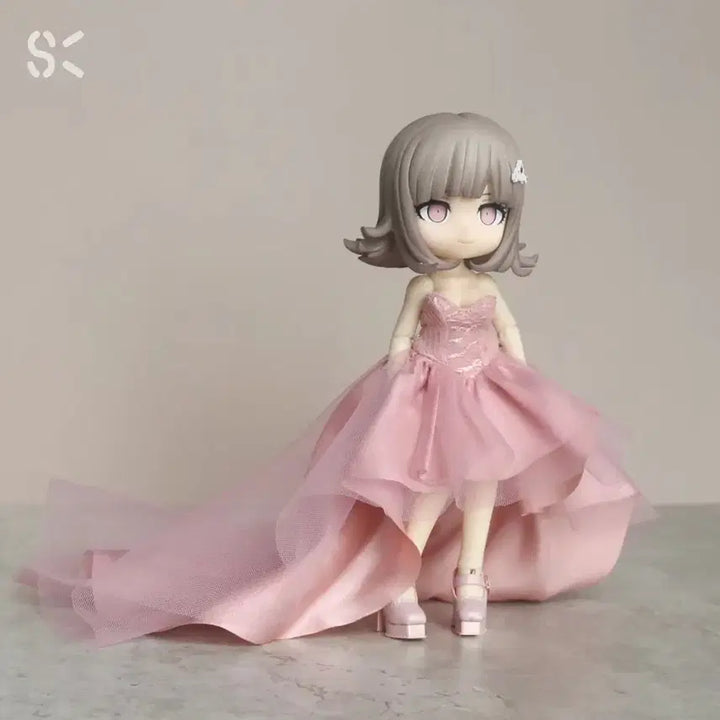 [BUNJANG] SK Shop White Dress 1/12 Scale / 오비츠  1/12 사이즈 흰색 드레스