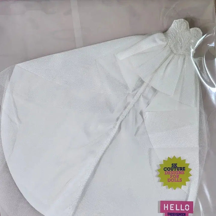 [BUNJANG] SK Shop White Dress 1/12 Scale / 오비츠  1/12 사이즈 흰색 드레스