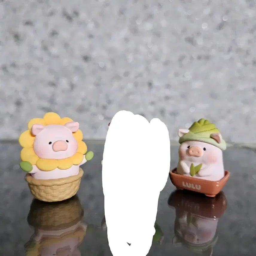 [BUNJANG] Lulu the Piggy Garden Series Bundle (Sunflower &amp; Bamboo Shoot) / 루루 더 피기 가든 시리즈 2개(일괄)