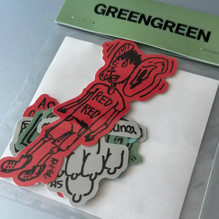 [BUNJANG] Cortice RedRed Popup Goods Sticker / 코르티스 스티커 미개봉 (팝업 굿즈)