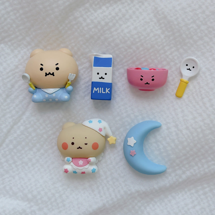 [BUNJANG] Mang-Gom Magnet Set, Acrylic Keyring, Doll, Figure / 망곰이 마그넷 자석 세트 아크릴 키링 인형 피규어 메지루시 가챠 산리오 치이카와 리락쿠마 짱구 픽사 먼작귀
