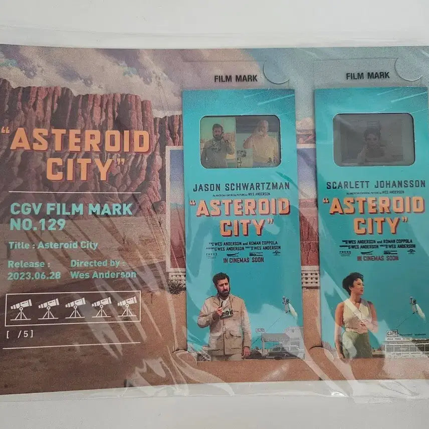 [BUNJANG] Asteroid City CGV Film Mark (Sealed) / CGV 필름마크 : 애스터로이드 시티 (미개봉품)